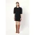 Dante6 Fonda Structured Mini Dress Raven