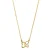 Orphelia ‘Lili’ Dames 925 Sterling Zilveren Ketting met Hanger – Goud ZK-7513/G