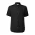 s.Oliver Big Size regular casual overhemd met linnen zwart