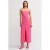 Strapless Aansluitende Midi-jurk met Splits