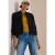 Blouson met wol-look en ritssluiting