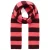 CKS gestreepte sjaal Scoison rood