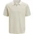 Jack & Jones jprcceaston knit split neck ss sn 12273012 whitecap gray