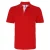 Asquith & Fox Heren Klassieke Pasvorm Contrast Poloshirt (Rood/wit)