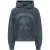 Dsquared2 Bros Est 1964 Logo Distressed Cypro Navy Blue Hoodie
