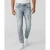 True Rise Spijkerbroek met gaten stretch slim fit jeans spijkerbroek volwassenen