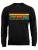Cotton Prime Sweatshirt ‘Let’s Hiking’  cyaan blauw / geel / oranje / zwart