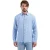 No Excess Shirt vertical small stripe with li blue