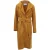 Vince Klassieke Trenchcoat in Bruin Lamsleer