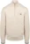 Fred Perry Half Zip Trui Melange Beige