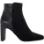Dune London Dames Orietta Two Tone Leren Enkellaarsjes (Zwart)