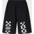 Off-white Exact Opposite Skate Sweatshorts Zwart