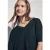Street One Dames Shirt met gebreide look in Groen