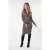 EsQualo Dress Scattered Illusion Print