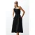TRENDYOLMİLLA Dames Effen Midi Mouwloos Casual Skater Jurken