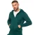 Enzo | Hoodie met rits voor heren – groen