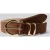 WEINMANN Riem van echt leer in velourslook