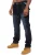 Enzo Heren Denim Jeans Rechte Pijpen – Donkerblauw