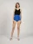 Patrizia Pepe shorts Vrouw blauw