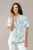 Caroline Tensen Leeds Oversized Print Blouse Wit / Navy