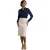 Boss Vevoka midi-rok met studs voor dames (Wit)