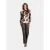 Mucho Gusto Blouse vinci met koeienprint en graffiti illustraties
