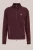 WE Fashion – Heren regular fit sportief vest met embroidery – Regular fit – Bordeauxrood – Katoen –