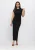 Rosemunde Maxi Jurk Dames Billie Sl Long Drape Dress,
