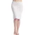 Dames Midi Onderrok met Elastische Tailleband Q300