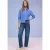 Street One Dames Overhemd blouse in Blauw