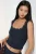 Kantdetail U-hals Tanktop