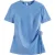 Scotch & Soda Crushed Satin Wrap Top Lake Blue