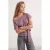 TRENDYOLMİLLA Dames Meerkleurig Gestreept Lang Getailleerd T-shirts