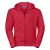 Russell Heren Authentiek Sweatshirt met capuchon (Klassiek rood)