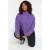 Trendyol Curve Dames Paars Effen Lang Oversized Grote maten Sweatshirts