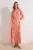 Lange maxi-jurk met bloemenprint voor dames, casual/dagelijks, A-lijn model, geschikt voor hijab.