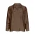 VERO MODA CURVE satijnen blouse Plus Size – bruin