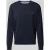 FYNCH-HATTON Gebreide pullover met labelstitching, model ‘Superfine’