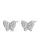 Hey Happiness Oorbellen ‘Stud’  zilver