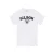 T-shirt met racketmotief op de borst Silbon
