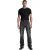Firetrap Slim-fit cargo-jeans van denim voor heren (Zwart wassen)