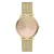 Armani Exchange  – dames horloge – goudkleurig met  band