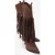 Gueras Fringe Spitse Neus Laars (Dames)