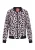 swirly Tussenjas  bruin / zwart / offwhite