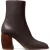 Michael Kors Maude Leather Boot In Chocolate
