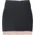Herve Leger Color-Block Mini Pencil Skirt in zwart en beige rayon