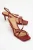 Chaka Vierkante Teen Stiletto Sandaal (Dames)