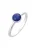 ELLI PREMIUM Ring  kobaltblauw / zilver