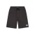 Rellix straight regular waist sweatshort grijs met textuur