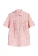 IZIA blouse met korte mouwen meisjes (kinderen) neonroze